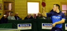 Auf verlorenem Posten stand der Klein-Winternheimer Kapitän Marco Gottwald...