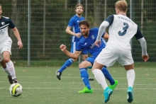 DIe TSG Bretzenheim 46 (Mitte: Timo Ernst) hat seit dem Aufstieg gegen den SV Geinsheim die meisten, aber nicht alle Begegnungen gewonnen. Die Pfälzer schauen am Sonntag zum Rückrundenauftakt in Mainz vorbei.