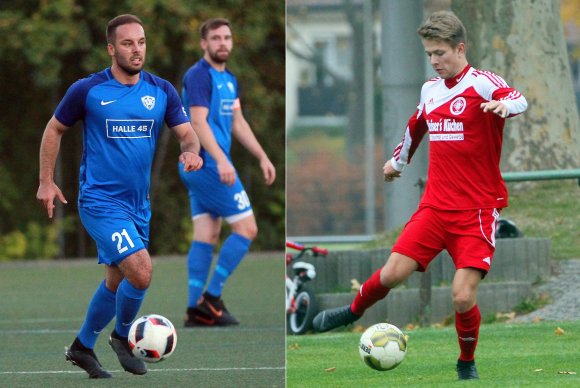 Duell der zwei -männer: Peter Staegemann (Fortuna, l.) und Yannick Lehmann (SVW) stehen sich am Sonntag am vorletzten Bezirksligaspieltag des Jahres im Spitzenspiel gegenüber.