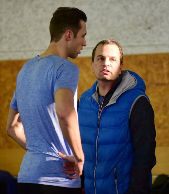 Yanic Berthes (l.) gehörte zu den Athleten, die Stefan Letzelter (r.) in den vergangenen Jahren unter seinen Fittchen hatte. Der Trainer hat jetzt aufgehört, der Sprinter ist nach Wetzlar geechselt.