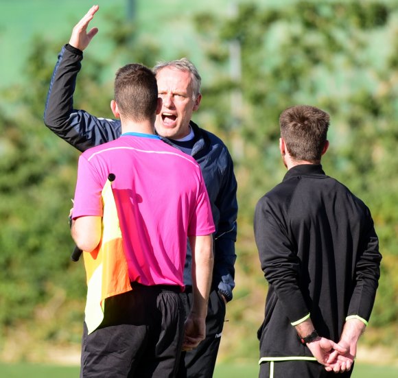 „…des isch e Foul“: Christian Streich tobte.