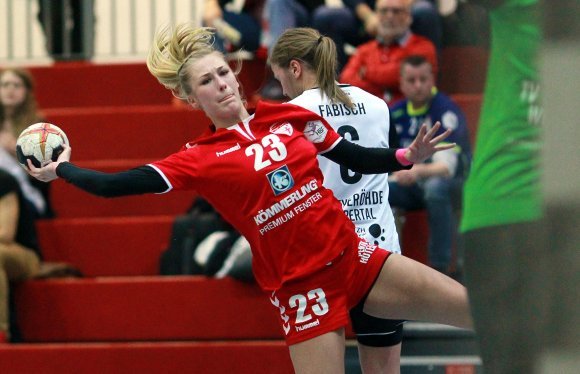 Der Tag der Außen: Carina Gangel und Denise Großheim (Bild) erzielten in Zwickau zusammen alleine 14 Treffer.