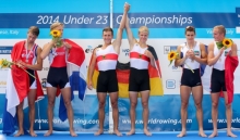Stolz wie Oskar: Moritz Moos und Jason Osborne haben ihren WM-Titel verteidigt.