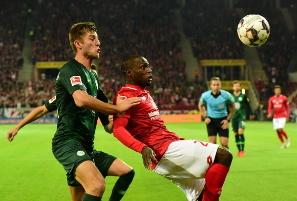 Im September bekamen Anthony Ujah und die 05er gegen den VfL Wolfsburg nicht allzu viel auf die Reihe. Das soll am Samstag anders laufen.