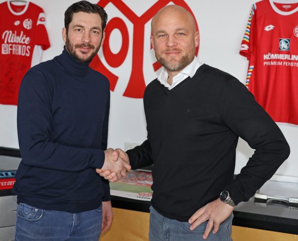 Durch dünn sind sie schon gegangen, bis 2022 ist Zeit für ein paar dicke Jahre: Trainer Sandro Schwarz (l.) und Sportvorstand Rouven Schröder.