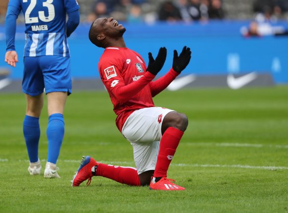 Haderte mit seinem Abschlusspech: Anthony Ujah.