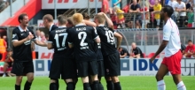 In der 25. Minute durfte die Mainzer das erste Mal jubeln: Sebastian Gärtner hatte das 1:1 erzielt.