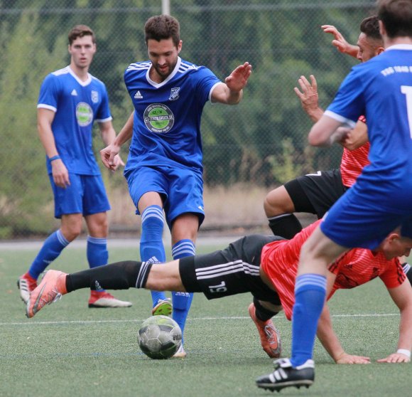 Timo Ernst rettete der TSG Bretzenheim 46 beim Tabellennachbarn FSV Offenbach fünf Minuten vor dem Ende wenigstens einen Zähler.