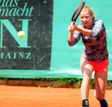 Mit ihrer Leistung beim ITF-Turnier in Tribuswinkel durfte Sinja Kraus unterm Strich zufrieden sein. Was der Mainzerin noch fehlt, ist ausreichend Matchpraxis.