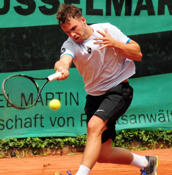 Martin Olszowy trat als einziger Regionalligaspieler des TSC bei den Rheinland-Pfalz-Meisterschaften an.