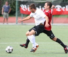 Sein erstes Pflichtspieltor für den VfB war eher eines der traurgen Art: Dominik Göbig konnte bei TuS Altleiningen lediglich zum 1:5-Endstand verkürzen.