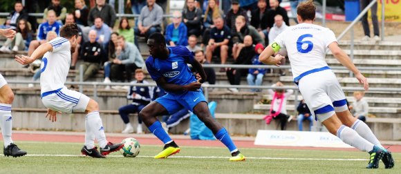 Raphael Assibey-Mensah war bei seinen Sprints in Bingen zu schnell für die Kamera. Deshalb greifen wir auf ein Archivbild zurück.