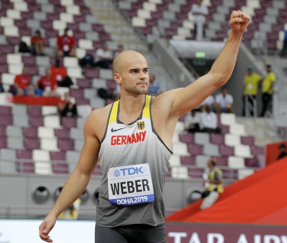 Hat Bock auf Sonntag: Julian Weber wird den Speer auch im Finale werfen.