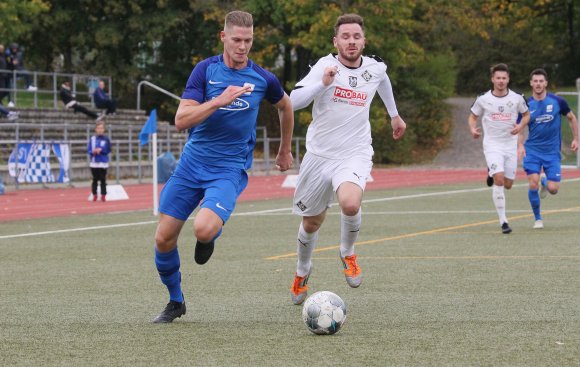 Erstmals in einem Heimspiel von Beginn an auf dem Feld, erzielte Christian Hahn zwei Tore...