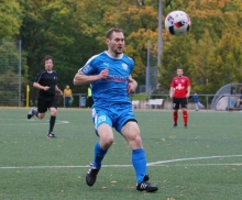 Seinen letzten Einsatz für Fortuna Mombach hatte Spielertrainer Oliver Schmitt am Sonntag. Als Torschütze beim 3:2 gegen den TSV Fortuna Billigheim-Ingenheim.