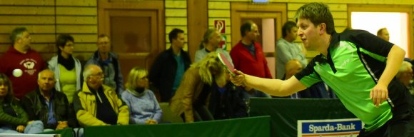 Der Wackernheimer Kapitän Christian Ditschler gewann in Weitefeld-Langenbach beide Einzel im vorderen Paarkreuz.
