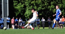Schlau, ballsicher und mitunter mit wichtigen Toren: Lukas Harden, hier im Aufstiegsspiel zur Verbandsliga gegen den SV Rodenbach