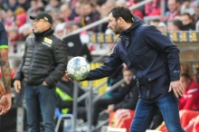 Stand am Samstag das letzte Mal als 05-Trainer an der Seitenlinie: Sandro Schwarz.
