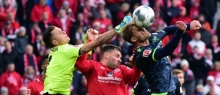 Adam Szalai vergab im Spiel gegen Union Berlin eine Großchance zur Führung. Ansonsten kam er kaum zur Geltung.