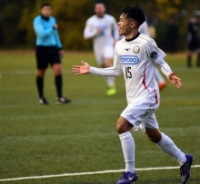 Daisuke Fukuhara erzielte den einzigen Treffer im Spiel des FC Basara gegen die SG Meisenheim/Desloch/Jeckenbach (und den ersten der Mainzer nach vier Partien)...