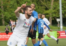 Dennis Merten erhöhte die Führung in Karben nach einer halben Stunde auf 2:0.
