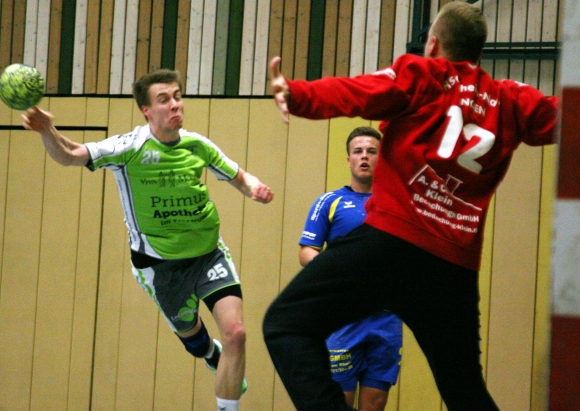 Ein Sonderlob vom Trainer erhielt Moritz Müller, der den Bingern aus dem Rückraum viele Bälle ins Netz warf.