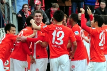 Mit dem Coup in Leverkusen kletterten die 05er auf den sechsten Tabellenplatz.