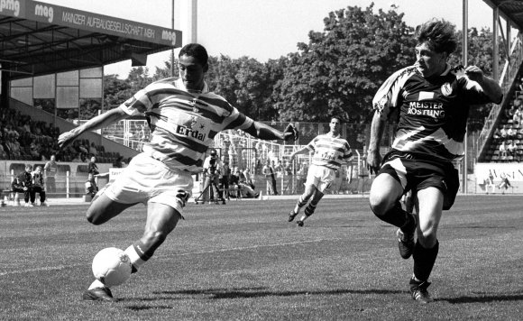 In der Zweiten Liga (hier im Spiel gegen Energie Cottbus) überzeugte Marcio nur selten. Im DFB-Pokal hingegen sorgte er für ein Highlight am Bruchweg.