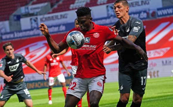 Taiwo Awoniyi machte ein gutes Spiel, vergab aber auch die größte Chance zur Mainzer Führung.