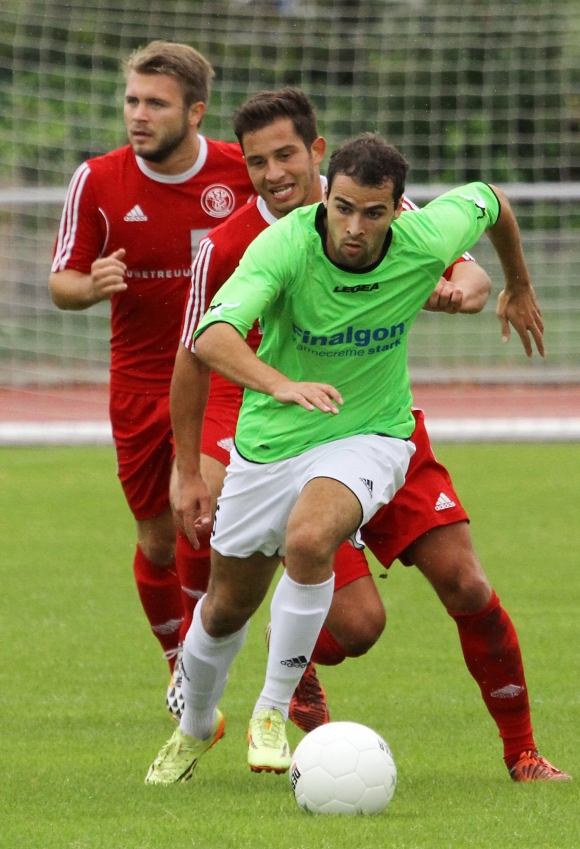 Krönte seine starke Leistung mit dem 3:0: Idris Hourle.