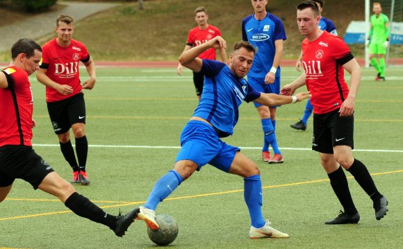 Neu im Mittelfeld des TSV Schott: Der von der U23 der 05er gekommene Tolga Demirbas.