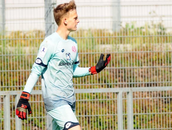 Torwart Marius Liesegang ist vorerst wieder fest der U23 zugeordnet. Er dürfte auch gegen die TSG Balingen das Tor der Regionalligamannschaft verteidigen.