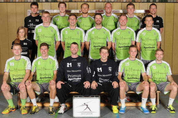 Es wird erneut eine schwere Oberligasaison für den TV Bodenheim, aber beim offiziellen Mannschaftsfoto schauten alle zumindest dezent optimistisch drein. 