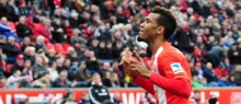 Maxim Choupo-Moting genoss den Moment nach seinem feinen Hackentor in der BayArena.