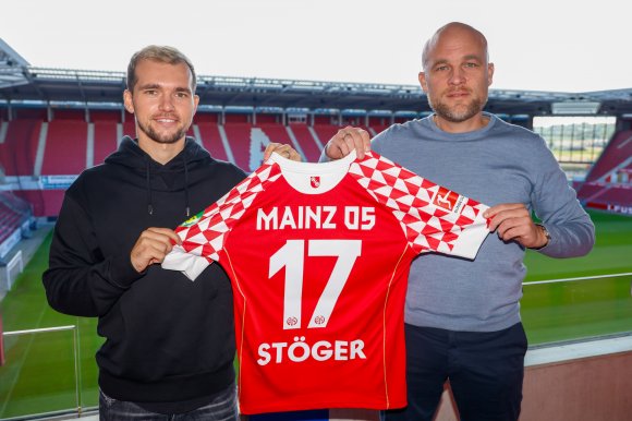 Einen Zweijahresvertrag hat der 27-jährige Kevin Stöger beim FSV Mainz 05 unterschrieben.