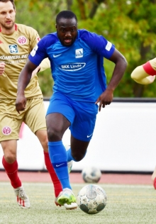 Raphael Assibey-Mensah verschaffte dem TSV Schott das einzige Erfolgserlebnis am Samstag.