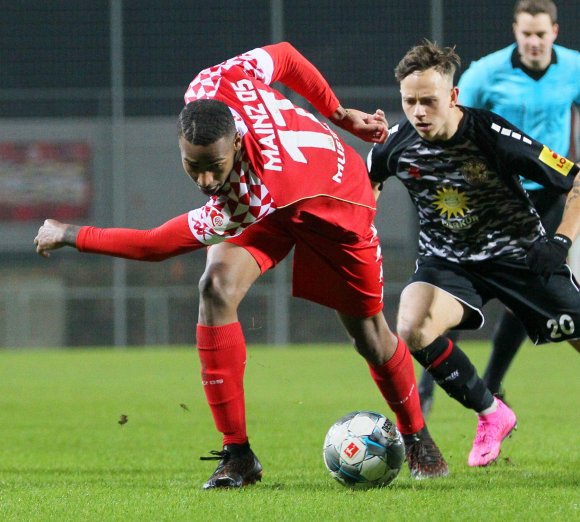 Spielpraxis satt: 05-Profi Marlon Mustapha gehörte seit Mitte Oktober bei sämtlichen Punktspielen der U23 zum Aufgebot. Auch gegen den FC Gießen dürfte sich das fortsetzen.
