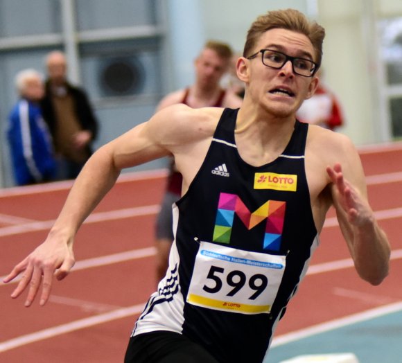 Am vorigen Wochenende überzeugte Johannes Nortmeyer in Frankfurt über die 200 Meter. Am Samstag will er daran über 400 Meter bei der Hallen-DM anknüpfen.