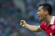 Erzielte in Berlin seine Bundesligatreffer Nummer 26 und 27: Shinji Okazaki ist seit Samstag der erfolgreichste japanische Torschütze in Deutschland.