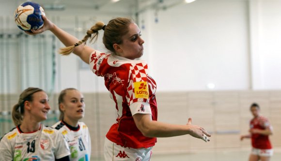 Rechtsaußen Franziska Fischer warf die 05erinnen am Beginn der zweiten Halbzeit zwar in Front, das Aufblühen ihres Teams war aber nur von kurzer Dauer.