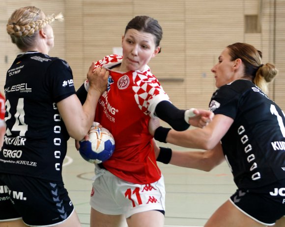 Abschiedsvorstellung von der Saison und von einigen Spielerinnen: Anika Hampel war das vorerst letzte Mal bei einem Heimspiel des FSV Mainz 05 zu sehen.