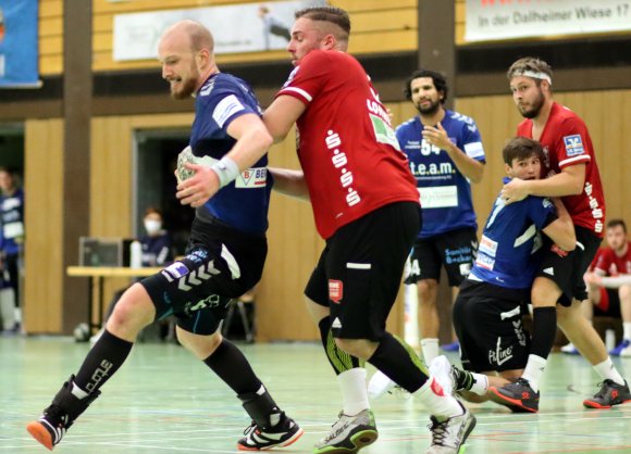 Kreisläufer Martin Schieke konnte sich bisher erst einmal in der Waldsporthalle präsentierten. Bis zum nächsten Auftritt könnte es noch länger dauern.  