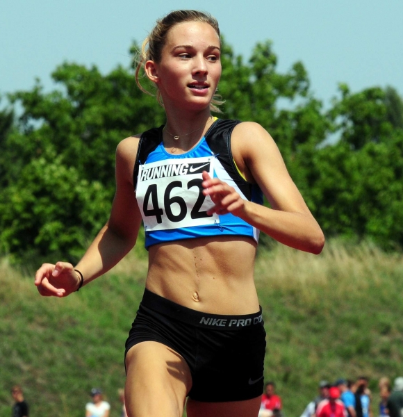 Der Joker stach: Marie Harzer gewann überraschend die 400 Meter und holte damit 28 Punkte für den USC Mainz.