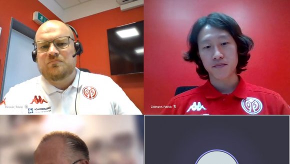 In der vom 05-Medienbeauftragten Tobias Rinauer geleiteten Online-Gesprächsrunde gab sich Jae-sung Lee zuversichtlich, bei Mainz 05 ohne große Anpassungsprobleme den Sprung in die Bundesliga zu schaffen.