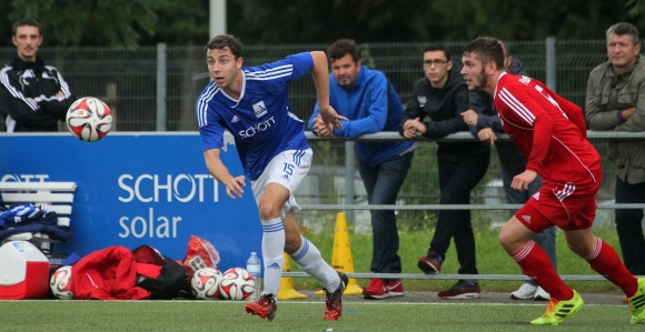 Na also: Der starke Linksverteidiger Nicklas Schlosser hat mit dem TSV Schott Mainz die Minusserie auf eigenem Platz beendet.