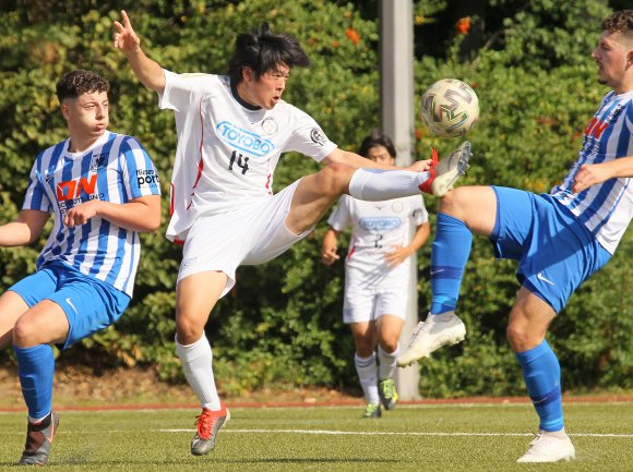 Shuto Kawano sorgte in Kandel für den Anschlusstreffer zum 1:2, dem Robin Wolf sogleich den Ausgleich folgen ließ. 