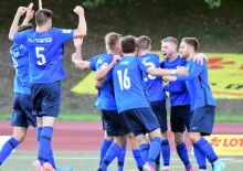 Erst einmal haben die Schottler in dieser Saison ein 1:0 erzielt: Nils Lihsek (verdeckt) war das gegen den FC Gießen gelungen.