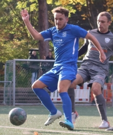 Nach seinem Debüttor in der Landesliga am Sonntag gegen Fortuna Mombach legte Carlos Portugall nun gleich seinen zweiten Treffer nach - und im Gegensatz zum ersten  war es diesmal ein entscheidender.