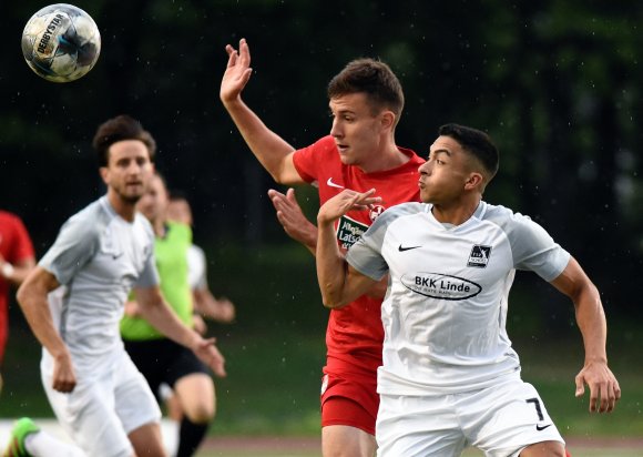In der vorvergangenen Saison spielte Dennis de Sousa Oelsner für den TSV Schott. Am Dienstagabend kommt er mit dem FC-Astoria Walldorf nach Mombach.