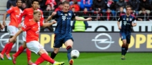 Nichts vorzuwerfen haben sich Johannes Geis und seine Mitspieler. Bastian Schweinsteiger ließ die Hoffnung auf einen Mainzer Überraschungserfolg platzen.